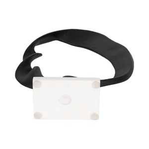 Escultura de Mesa de Metal Negro Contemporánea, Adorno Moderno Creativo para Escritorio, Estante o Entrada, Hecho a Mano en India - Product Image 4