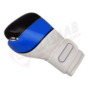 Gants de boxe en cuir PU neufs, respirants, professionnels, personnalisés, à prix d'usine, design patchwork, pour l'entraînement et le kickboxing - Product Image 2