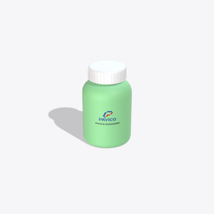 Wholesales Custom Printing <b>Plastic</b> <b>Packaging</b> Cylinder Green PET <b>Plastic</b> Bottle for Medicine, Vitamin Pill Made in Vietnam - Product Image 2