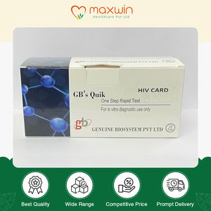 대량 구매 가능 고정밀 프리미엄 품질 혈액 검사 장비 <span class=keywords><strong>HIV</strong></span> 1/2 AB 신속 카드 검사 키트 진단용 - Product Image 2