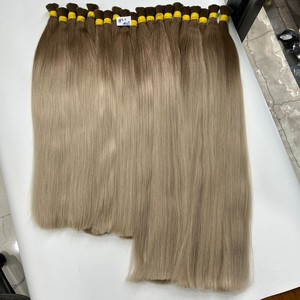 ชุดต่อผมคนชั้นสูงสีบลอนด์ตรงผมคนแท้สีบลอนด์บริสุทธิ์ของรัสเซีย - Product Image 4