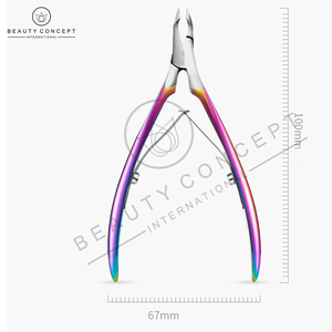 Rainbow Color Stainless Steel Nail Clipper Nipper Customized Logo Print Wholesale Rate Newest Cuticle Toenail Fingernail Beauty - Product Image 4