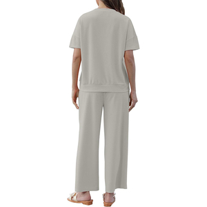 Nuevo Conjunto de Dos Piezas para Mujer, Formal, de Invierno, con Botones, Cintura Alta, Corte Entallado, Tela de Lana, Traje de Oficina - Product Image 4