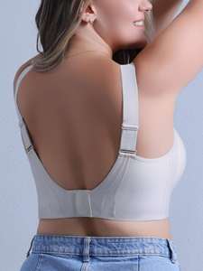 Soutien-gorge sans couture sexy pour femmes, soutien-gorge push-up sans armatures, doux et confortable, à porter tous les jours pour les grandes poitrines - Product Image 3