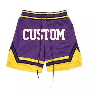 Short de basket-ball en polyester imprimé par sublimation personnalisée grande taille nouvelle saison short d'entraînement sportif sublimé caractéristique respirante - Product Image 4