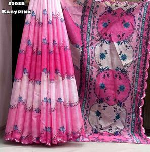 เสื้อโคตาส่าหรีปักลายดอกไม้พร้อมเสื้อผ้าคุณภาพส่งออก - Product Image 2