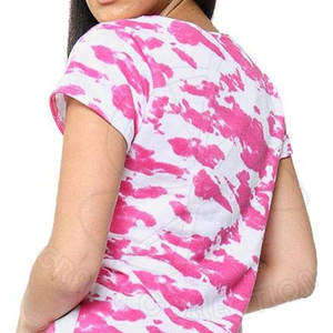 Conjuntos de camiseta y pantalones cortos de Pekín de manga corta personalizados para mujer para la decoración de agujeros únicos de moda de verano caliente - Product Image 6