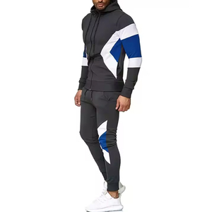 Survêtement en molleton de coton imprimé de haute qualité pour hommes avec broderie d'écusson de logo personnalisé Produit le plus vendu en gros - Product Image 2