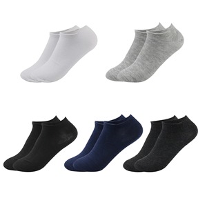 Calcetines de Pedicura Cómodos y Transpirables Personalizados para Hombre y Mujer, Calcetines Cortos Lisos de Algodón y Poliéster al por Mayor - Product Image 4