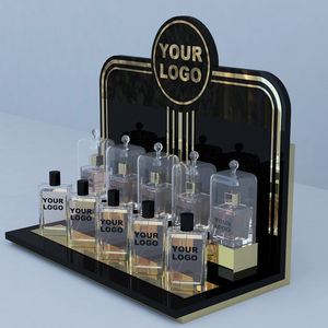 Artfulcosmos Acrylic <b>Perfume</b> Display Customized Size Freestanding Modern Desk Jewelry Display Clear Polished Plastic Shelf - Product Image 2