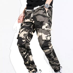 Pantalones de Camuflaje de Primera Calidad, Casuales, Transpirables, Ligeros, de Lona, con Diseño Personalizado, Cintura Elástica, para Hombre - Product Image 3