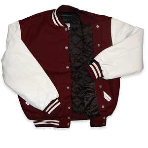 XL Size Casual Style Solid Pattern Breathable Quick Dry <b>Pullover</b> Closure Quality Custom Made 100% Cotton Varsity <b>Jacket</b> for - Product Image 3