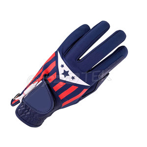 Gants de golf en cuir véritable souple de qualité supérieure avec logo personnalisé Gants de golf de qualité supérieure faits à la main par sublimation - Product Image 3