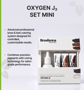 BrowXenna ®   Sistema de Tinte para Cejas y Pestañas OXYGEN J2, Kit Midi - Product Image 1