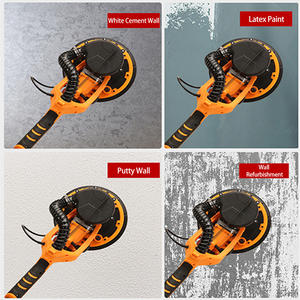 <span class=keywords><strong>Ponceuse</strong></span> murale électrique sans fil 215 mm, sans poussière, pour ponçage et polissage de mastic, avec éclairage LED et aspiration - Product Image 6