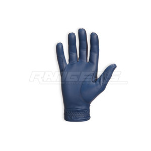 Gants d'équitation avec logo personnalisé OEM noir bleu ajustement parfait gants d'équitation respirants durables fabricant direct d'usine - Product Image 6