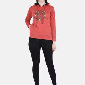 Sudaderas con Capucha Estampadas para Mujer, Ropa de Calle Invernal, Tejidas, con Diseño Sólido en la Parte Delantera, Elegantes para Días Ajetreados - Product Image 5