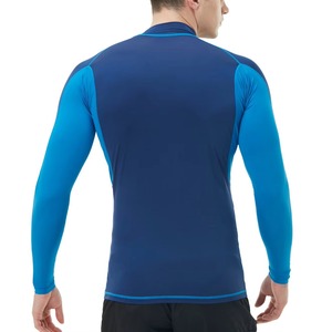 เสื้อกันผื่นแห้งเร็วสำหรับผู้ใหญ่แขนยาวมีหลายสีโลโก้ที่กำหนดเอง - Product Image 4