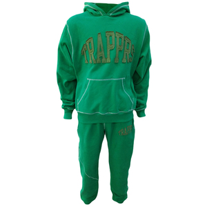 Conjunto Deportivo Unisex Personalizado con Logotipo, Sudadera con Capucha y Pantalones Deportivos Casuales con Parche Bordado, Traje Deportivo para Hombre - Product Image 1