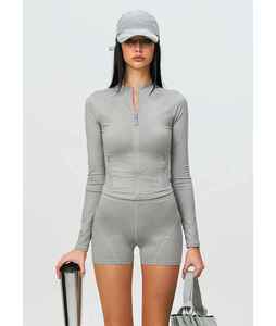 Nouveau costume de yoga durable personnalisé ensembles de sport de yoga pour femmes hauts et ensembles de fitness de gymnastique - Product Image 6