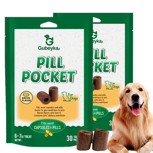 Golosinas para <span class=keywords><strong>Perros</strong></span> de Tamaño Grande con Mantequilla de Maní Real, Bolsitas para Pastillas con Logotipo Personalizado Profesional para la Salud de las Mascotas, Venta al por Mayor de Fábrica OEM - Product Image 6