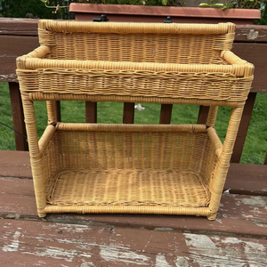 Adorable estante colgante de mimbre para pared - Product Image 4