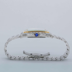 Relojes de Acero Inoxidable con Incrustaciones de Moissanita Baguette Edición Esqueleto de Alta Calidad para Hombre - Product Image 4