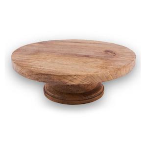 Soporte de pastel de madera de acacia para decorar la mesa del hogar con esmalte para artesanía diseño único soporte de pastel de madera para venta al por mayor - Product Image 4
