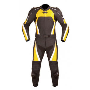 Combinaison de moto coupe-vent confortable combinaison de moto en cuir lourd combinaison de moto de qualité supérieure - Product Image 3