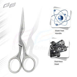 Pédicure professionnelle toilettage manucure fantaisie ciseaux à ongles ciseaux à cuticules droite en acier inoxydable lame ciseaux à sourcils - Product Image 5