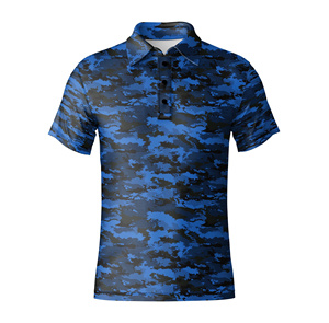 Polo de sport léger pour hommes Vêtements de golf avec broderie de logo et protection UV OEM Vietnam - Product Image 3