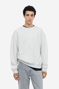 Poids lourd 100% coton sweat à col rond pour hommes sweat à capuche teint uni avec motif blanc d'hiver sweat à capuche pour hommes - Product Image 5