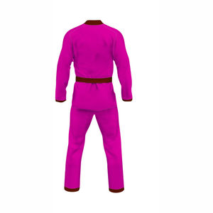 Uniformes unisexes de Jiu Jitsu Gi Uniforme d'arts martiaux Costumes Bjj Gi Uniforme léger de Jiu Jitsu en différentes couleurs - Product Image 3
