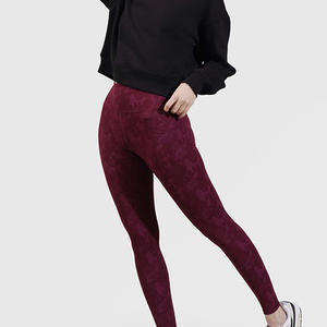 Custom Yoga <b>Leggings</b> for Women OEM High Quality Stretchy Workout Pants Moisture Wicking Athletic Bottoms - Product Image 1