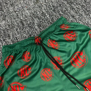 Shorts en coton délavé style usé pour hommes, coupe déchirée, délavage à l'acide, faible MOQ, OEM, logo personnalisé, shorts de sport élégants - Product Image 5