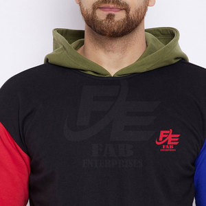 Ensemble de survêtements de sport personnalisés pour hommes, design élégant, tissu à capuche évacuant la sueur pour l'entraînement, les voyages et l'hiver - Product Image 6