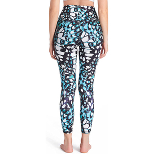 Respirant femmes Sublimation Legging Style personnalisé doux arrivée Sublimation avec Excellence qualité taille élastique Yoga Leggings - Product Image 6