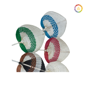 Abanico de mano de bambú ecológico, artesanía hecha a mano ligera de moda para eventos, bodas y fiestas - Product Image 3