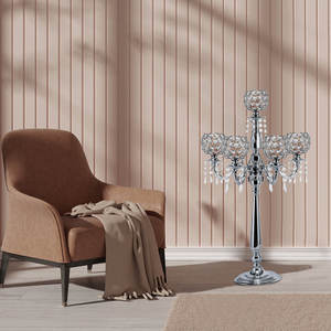 Glamorosos candelabros de cristal de 5 brazos con cristales elegantes perfectos para bodas y lujosa iluminación de decoración del hogar - Product Image 5