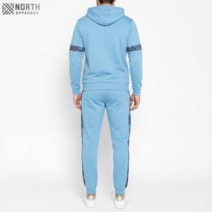 Survêtement d'hiver pour homme, coupe classique, style streetwear, respirant, 100% coton, à capuche, uni, best-seller - Product Image 2