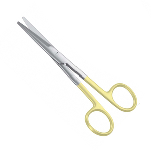 Tijera quirúrgica de la mejor calidad, medio oro, Mayo, punta roma, acabado de arena, sala de operaciones, cirugía, TC, tijera, servicio OEM - Product Image 1