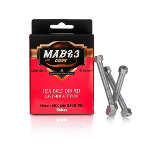 สลักเกลียวหกเหลี่ยม DIN 931 M6 X 40 A2-70 50 ชิ้น - Product Image 2