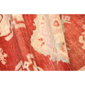 Tapis turc vintage 1,7x3,3 pi (51x102 cm), tapis en laine rouge - Product Image 5