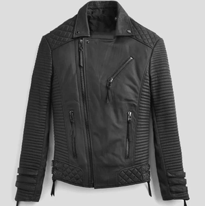 Nouvelle Veste en Cuir Unisexe Modèle 2026 Tendance Coupe-Vent Écologique Respirante Col Montant Logo Avant Style Vintage - Product Image 5