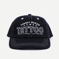 Gorra de Béisbol Vintage de 6 Paneles, Estilo Informal, con Costuras en Contraste, de Algodón, con Logotipo Bordado Personalizado, Venta al Por Mayor BSCI
