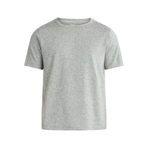 Beige 300g Camiseta de manga corta de algodón pesado Verano Cuello redondo Camisa suelta y base para hombres Mujeres Camiseta básica - Product Image 1
