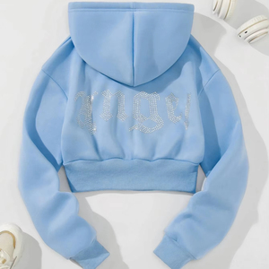 Sudadera con capucha para niños con estampado gráfico de dibujos animados interior de lana suave costura duradera disponible en varios tamaños para suministro minorista a granel - Product Image 1