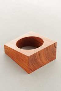 Vente en gros de ronds de serviette en bois naturel attrayants porte-serviettes ronds en bois pour table à manger porte-mouchoirs décoratifs - Product Image 2