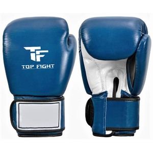 Gants de boxe en cuir confortables personnalisés pour hommes avec sangle Velcro et logo privé OEM - Product Image 5