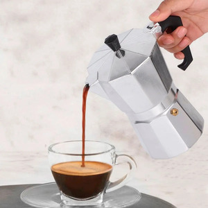 เครื่องชงกาแฟเอสเพรสโซ่แบบใช้บนเตาแก๊ส 300 มล. สำหรับบาริสต้า - คละสี - Product Image 6